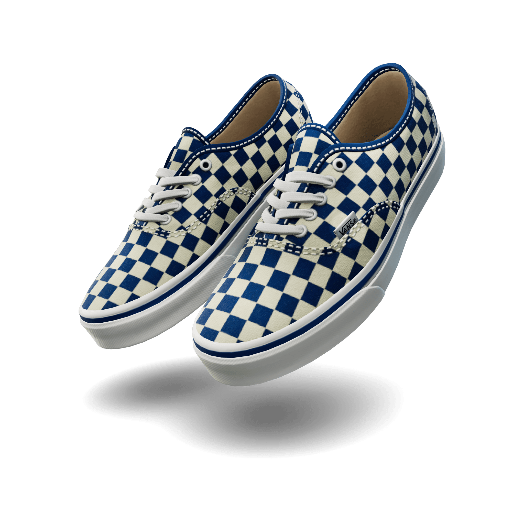 Vans Authentic 'Checkerboard Blue/White'