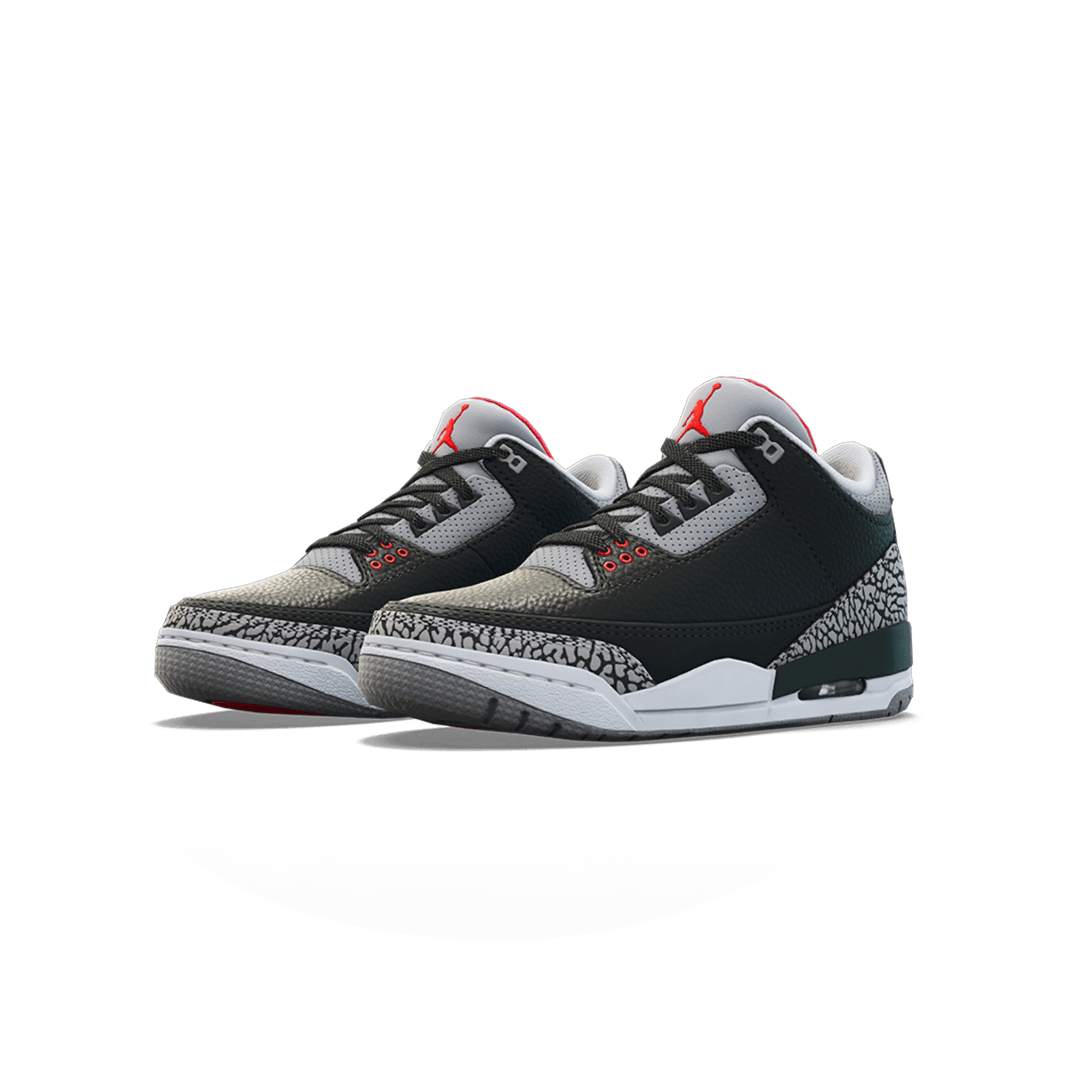 Air Jordan 3 'Black Cement-Gray'