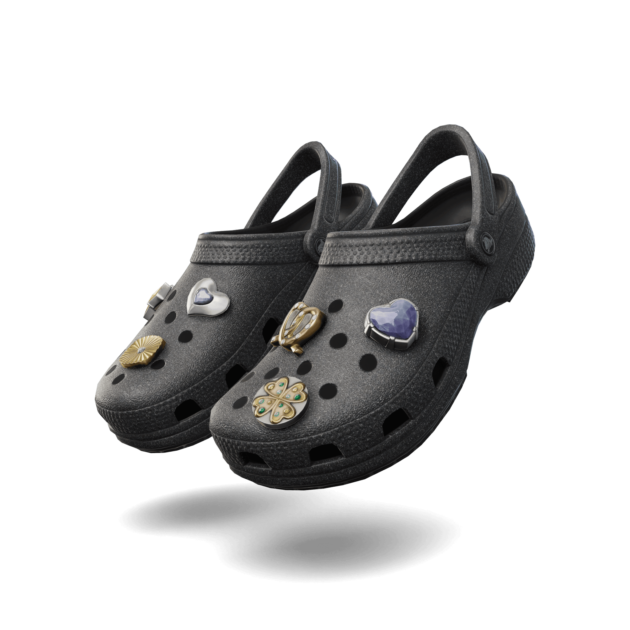 Crocs Classic Glitter Clog 'Black'