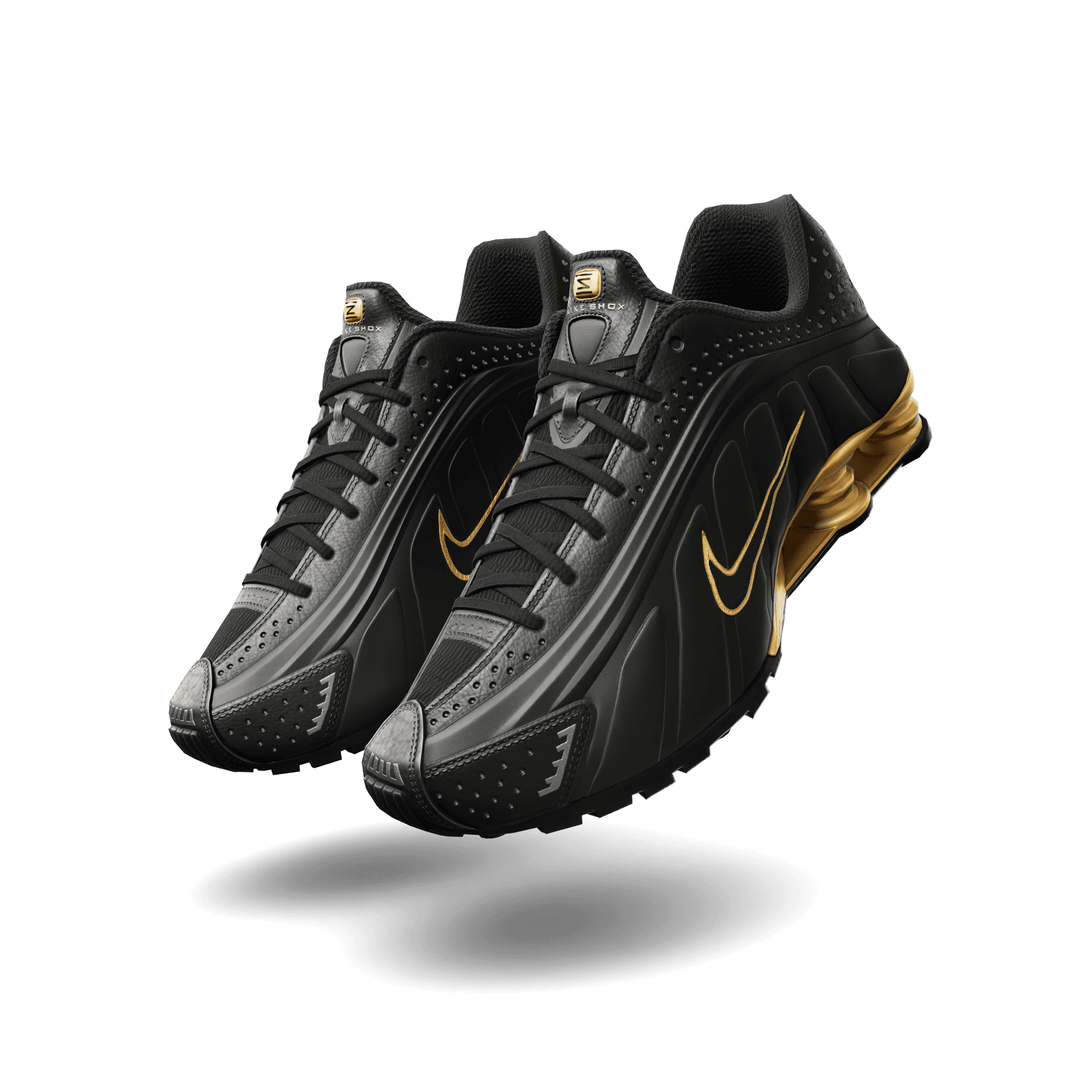 Nike Shox R4 'Black/Gold'