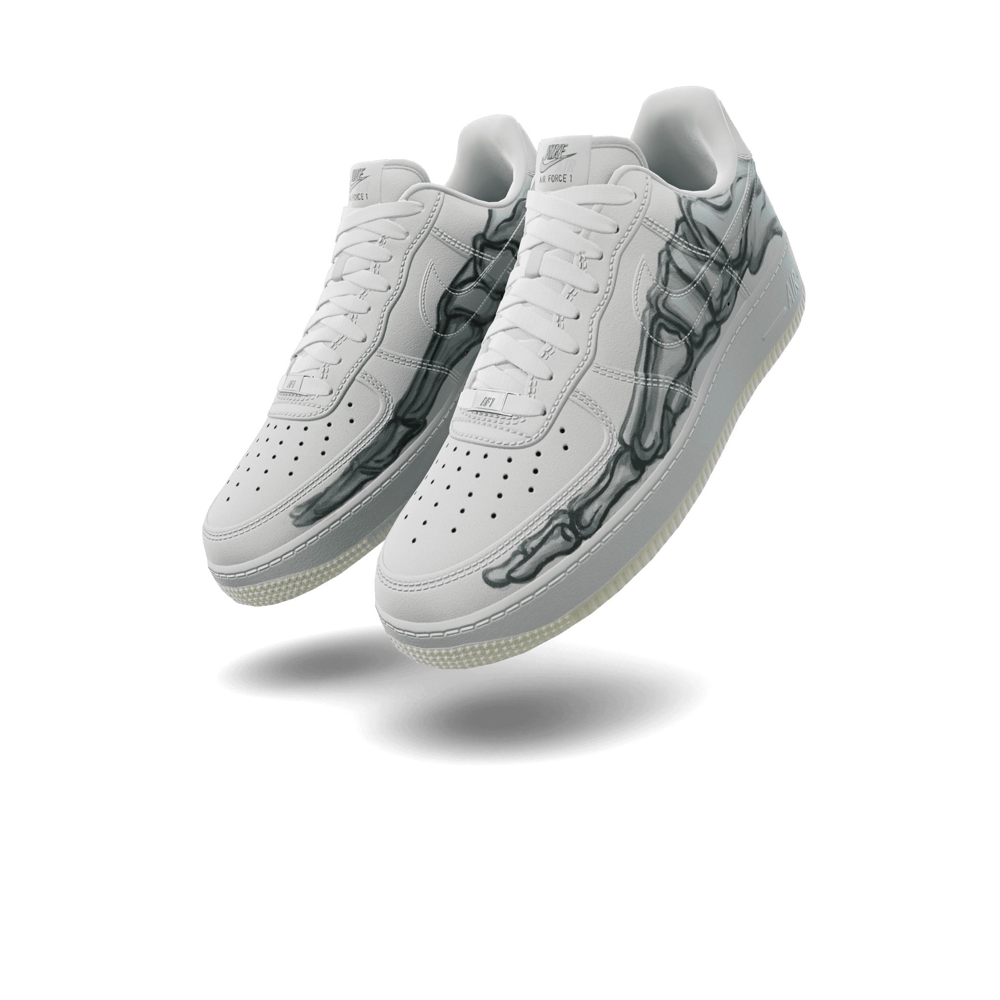 Nike Air Force 1 '07 'White Skeleton'