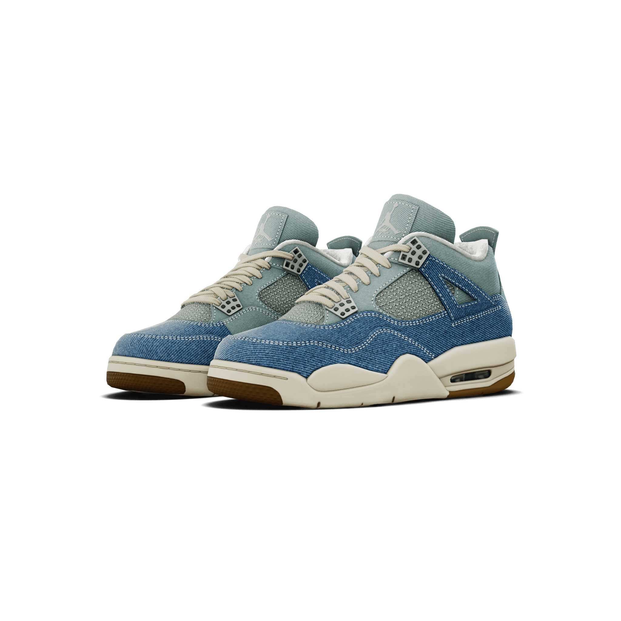 Air Jordan 4 'Sail/Worn Blue'