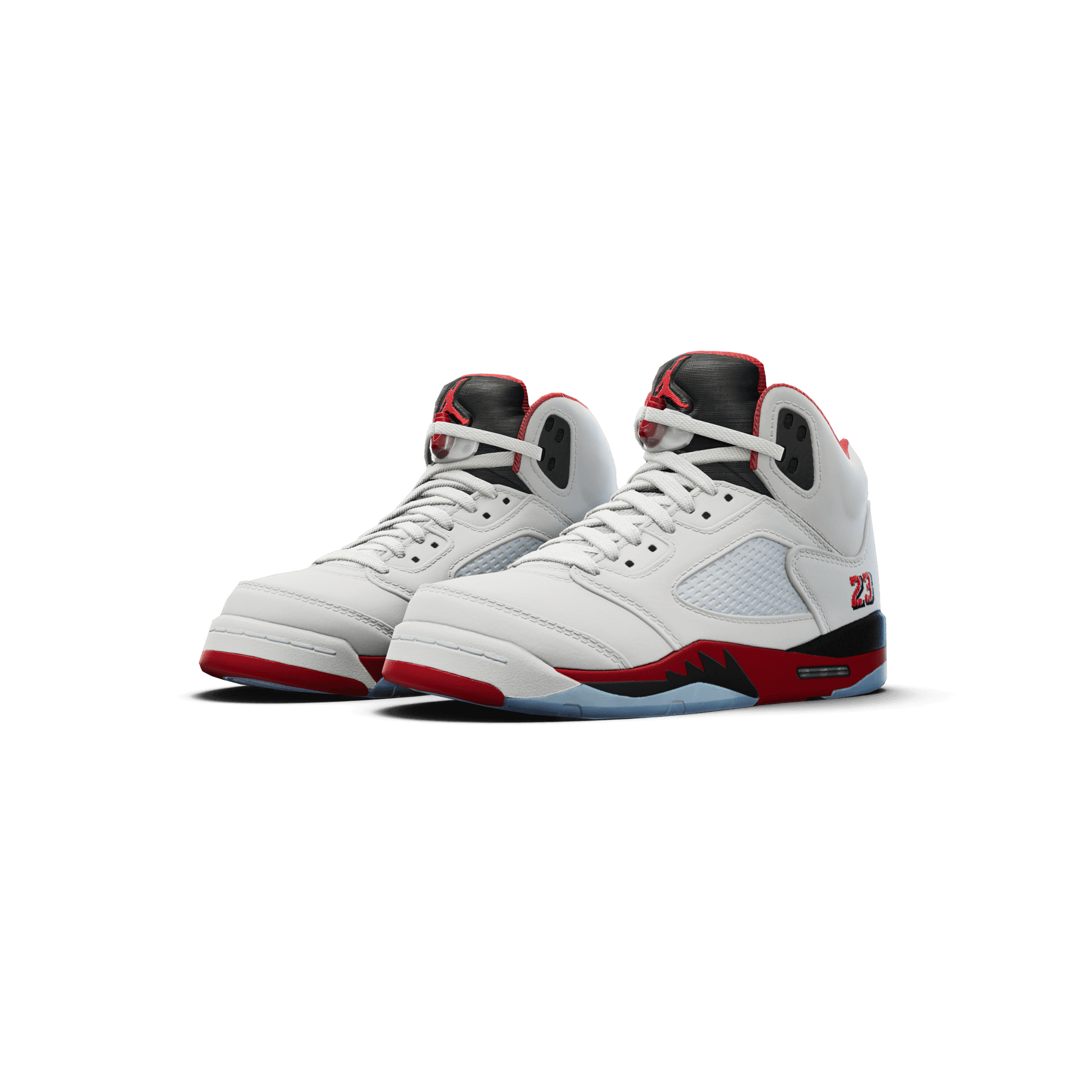 Air Jordan 5 Retro OG 'Black Tongue/Fire Red'