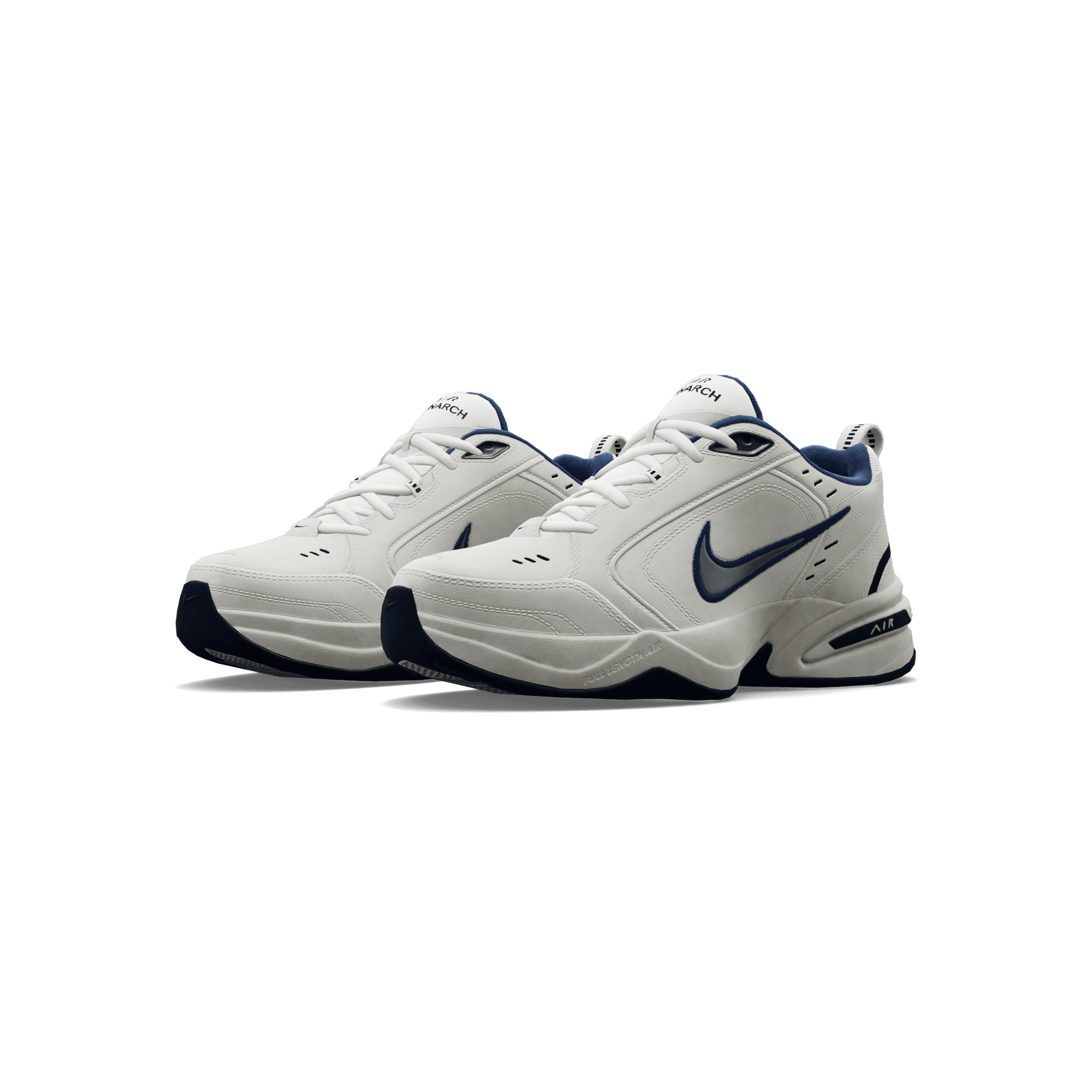 Nike Air Monarch IV 'White/Metallic Silver'