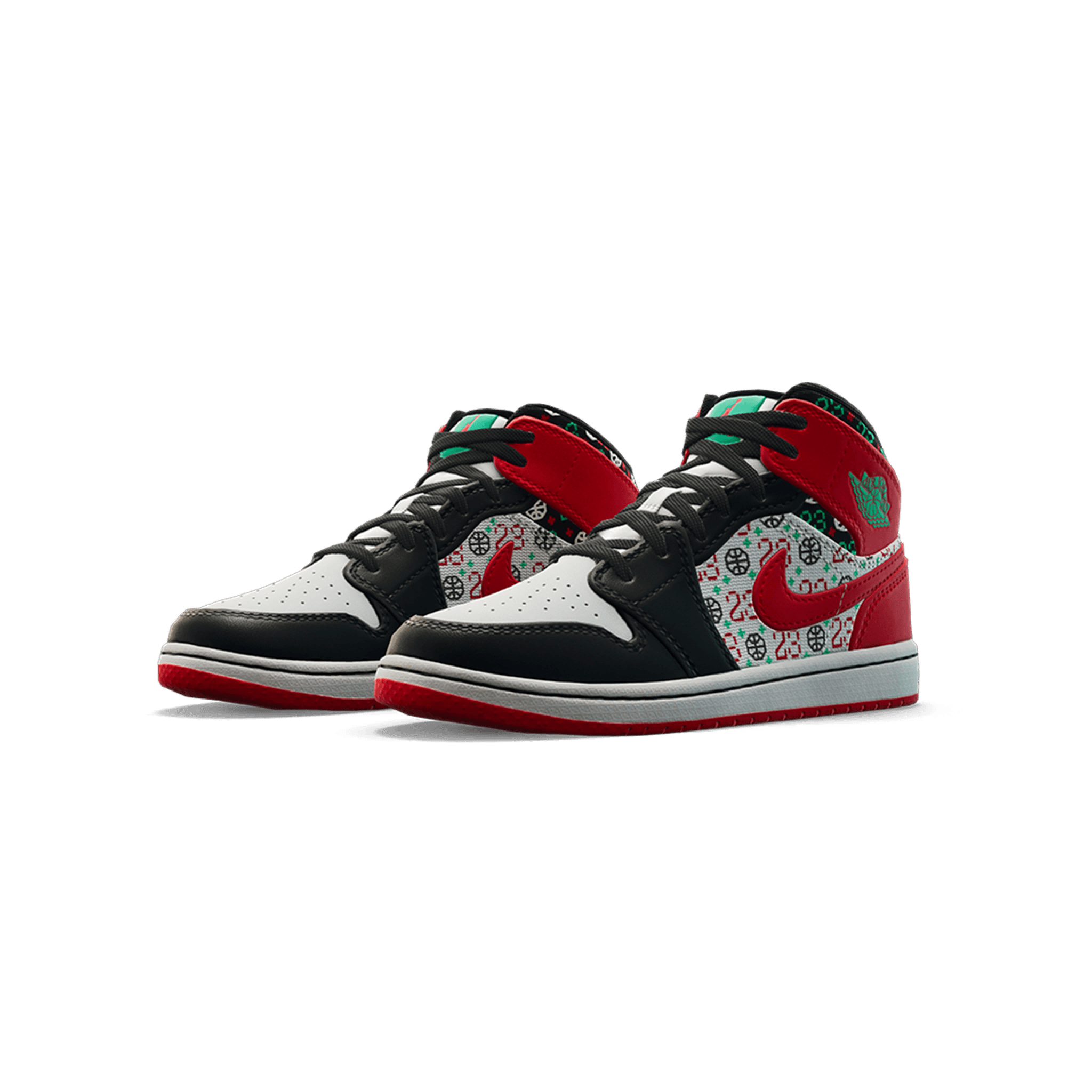 Air Jordan 1 Mid 'Ugly Christmas Sweater'