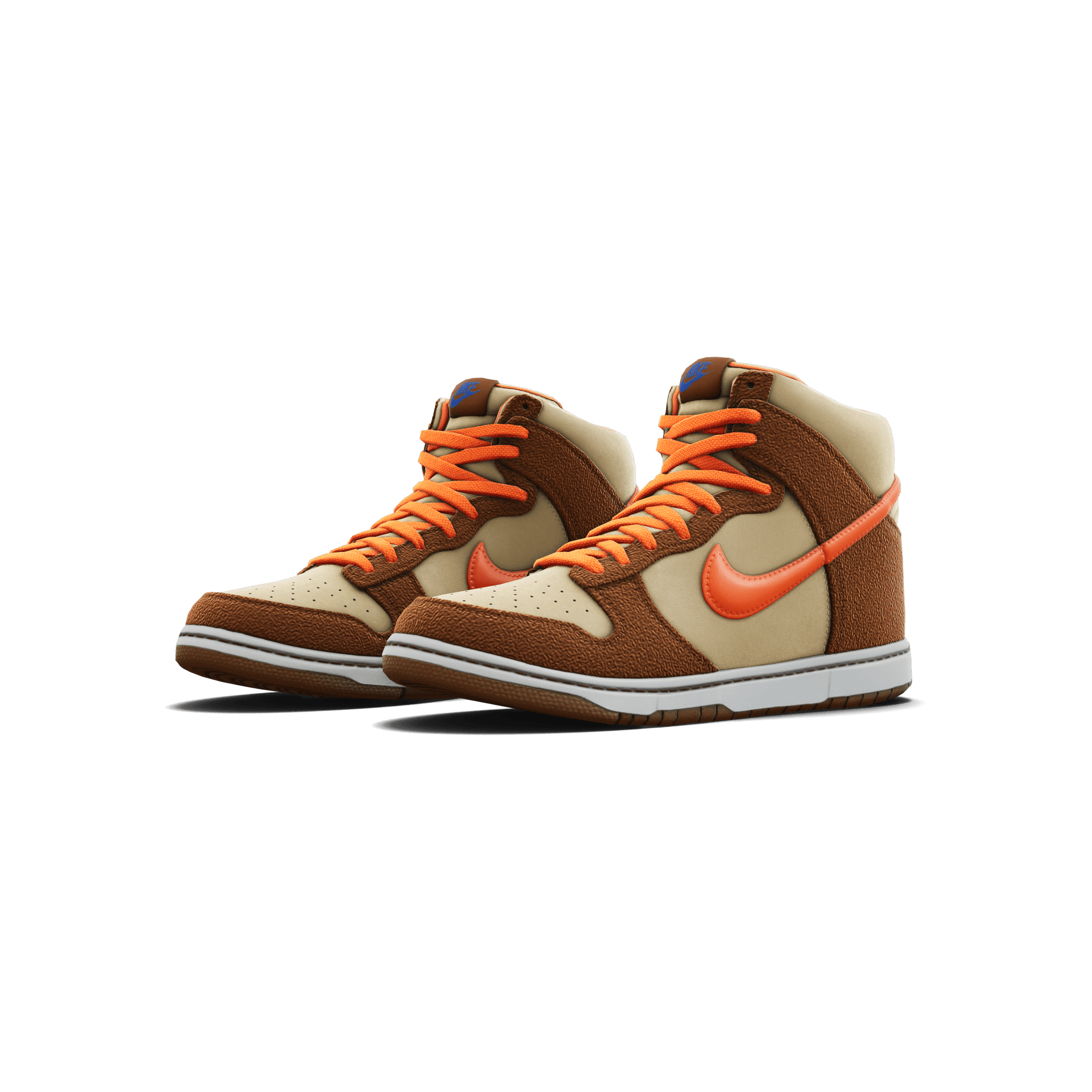 Nike Dunk High 'Beechtree/Orange Blaze'