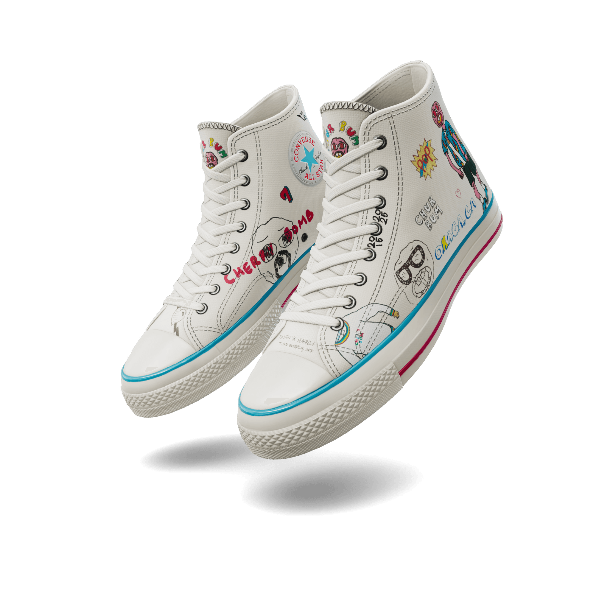 Converse Chuck 70 'Cherry Bomb' by GOLF WANG