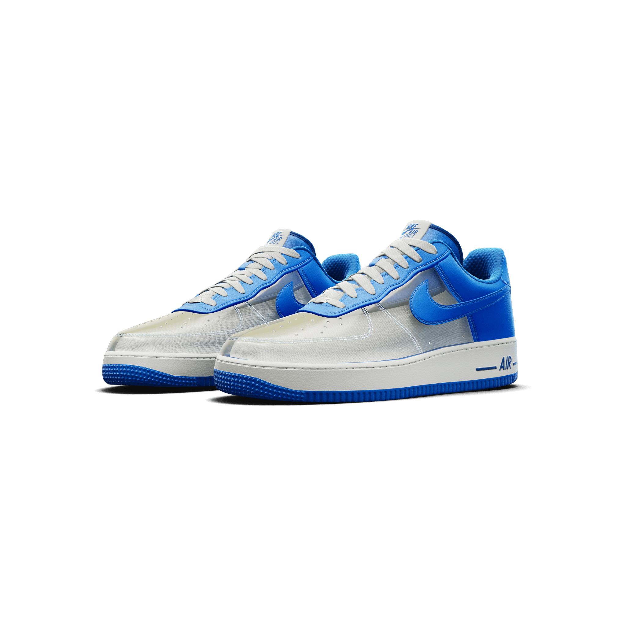 Nike Air Force 1 'Clear/Harbor Blue'